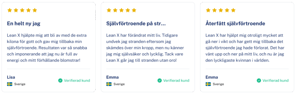 Lean X Recensioner